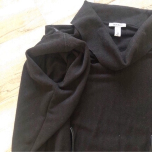 White House Black Market Black Poncho - Picture 6 of 11